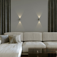 Настенный светодиодный светильник Elektrostandard 40109 LED Steel LED чёрный сталь a055629