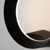 Садово-парковый светильник со светодиодами Elektrostandard 1710 TECHNO LED Ring чёрный a054933