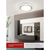 Светодиодный светильник IN HOME COMFORT SIESTA 75Вт 230В 3000-6500K 6000Лм 520x90мм пульт ДУ 4690612035161