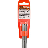 Бур по бетону для больших нагрузок (12x520 мм; SDS-max) NOVOCRAFT NCSMAX120520