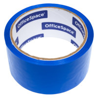 Упаковочная клейкая лента OfficeSpace 48 мм х 40 м, 45 мкм, синяя ШК КЛ_6290