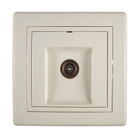 Розетка для антенны Aling-conel PRESTIGE TV, бежевая 612I.999 113075