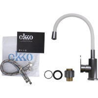 Смеситель для кухни Ekko белый E4264-7