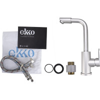Смеситель для кухни Ekko серый E4365