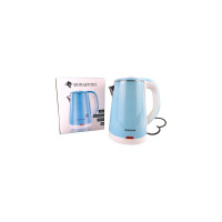 Электрический чайник BONAFFINI ELK-0002 1.8 л, 1500 Вт, дисковый, бирюзовый Чай1465