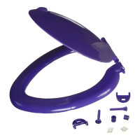 Сиденье для унитаза Melodia della vita овал, фиолетовое 193920