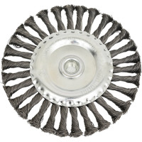 Щетка-крацовка плоская (175 мм; M14; крученая проволока) для УШМ Orientcraft WHBM14175738