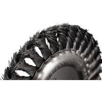 Щетка крацовка дисковая без гайки (150 мм; стальная проволока) для УШМ Orientcraft WHB000150630