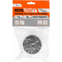 Коронка алмазная по стеклу и керамике (70 мм; 56/30 мм) Novocraft KAC070056301