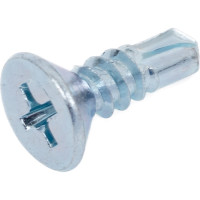 Саморез ZAMETAL 4,8x16 со сверлом и потайной головкой, DIN 7504Р, оц., уп. 500 шт. ZA082310