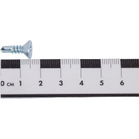 Саморез ZAMETAL 4,8x16 со сверлом и потайной головкой, DIN 7504Р, оц., уп. 500 шт. ZA082310