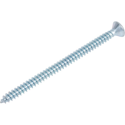 Саморез ZAMETAL 3,9x60 с потайн. гол., крест. шлиц, DIN 7982, оц., уп. 500 шт. ZA100688