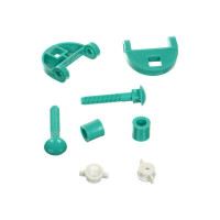 Сиденье для унитаза Melodia della vita овал, бирюзовое 193950