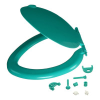 Сиденье для унитаза Melodia della vita овал, бирюзовое 193950