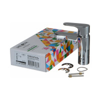 Смеситель для умывальника Melodia della vita Rock картридж 35 мм высокий, поворотный аэратор 69712