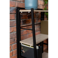 Стеллаж ТИТАН МЕТА СЛС-2/800, ясень светлый шимо 4670026243260