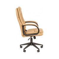 Кресло Easy Chair EChair-695 TPU кожзам бежевый, пластик 1366743