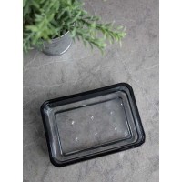 Мыльница Bath Plus 13х8,7х2,5 см GRANDEZZA W-GL0129BA-SD