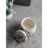 Баночка для хранения ватных дисков Bath Plus CONFETTY W-CE1616B-CT