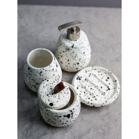 Дозатор для жидкого мыла Bath Plus CONFETTY 9,7х10,1/14,8 см W-CE1616B-LD