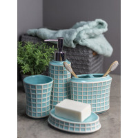 Дозатор для мыла Bath Plus Divile 8х8х20.2, L BLUE 3W-CEBS-18007-A-LD