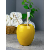 Стакан для зубных щеток Bath Plus 9.5х9.5х10 Giallo W-CE0082PA-TB