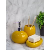 Стакан для зубных щеток Bath Plus 9.5х9.5х10 Giallo W-CE0082PA-TB
