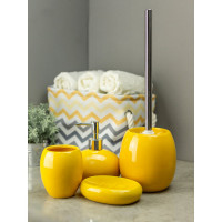 Стакан для зубных щеток Bath Plus 9.5х9.5х10 Giallo W-CE0082PA-TB