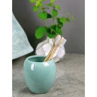 Стакан для зубных щеток 9,5х9,5х10 см Mint Bath Plus W-CE0082QA-TB