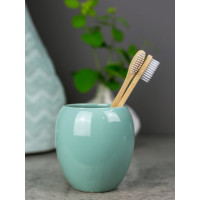 Стакан для зубных щеток 9,5х9,5х10 см Mint Bath Plus W-CE0082QA-TB