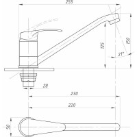 Смеситель для кухни Профсан ПСМ серия КОМПЛЕКТАЦИЯ тип ГОСТ См-МОЦБА См-УмОЦБА PSM-104-31