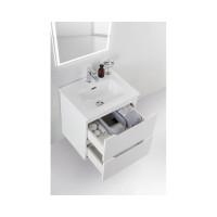 Подвесная база под раковину BelBagno ETNA39-500/390-2C-SO-BL-P Bianco Lucido