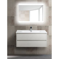 Подвесная база под раковину BelBagno KRAFT-1000-2C-SO-BO Bianco Opaco