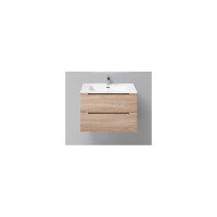Подвесная база под раковину BelBagno ETNA-700-2C-SO-WO-P Rovere Bianco