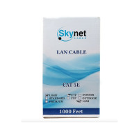 Кабель SkyNet Light 4x2x046 низкое дымовыделение, нулевое содержание галогенов, медный FLUKETEST категории 5e 1ж 305м CSS-UTP-4-CU/100