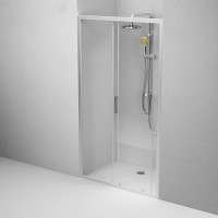 Душевая дверь AM.P Gem Solo 110x195, стекло прозрачное, профиль матовый хром W90G-110-1-195MT