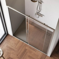 Душевая дверь AM.P Gem Solo 150x195, стекло прозрачное, профиль матовый хром W90G-150-1-195MT