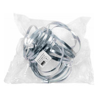 Оцинкованный червячный хомут NOVOCRAFT 110-130 мм, уп. 25 шт. W11101300025