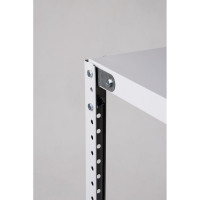 Стеллаж ООО ФУРАМА СТФЛ 1000х1000х500 мм, 3 полки, серый СТФЛ101050-3