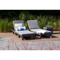 Шезлонг Keter Daytona Delux капучино 252225