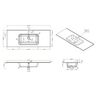 Керамическая раковина BelBagno BB1200ETL