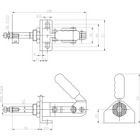 Зажим шатунного типа HS CLAMP HS-30250