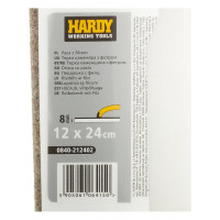 Тёрка HARDY с фетром, толщина фетра 8 мм, 24см, x 12см 0840-212402