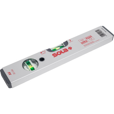 Уровень SOLA AV 30, L=30 см, 2 глазка 01110301