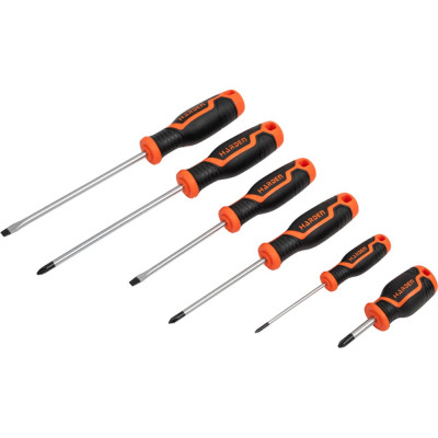 Набор из 6 профессиональных отверток HARDEN 520641