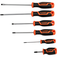 Набор из 6 профессиональных отверток HARDEN 520641