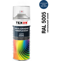 Универсальная алкидная эмаль Texon (сигнальный синий RAL 5005; аэрозоль; 520 мл) ТХ184897