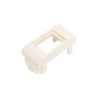 Адаптер для информационных разъемов SIEMON DKC слоновая кость, 1 модуль 75608S 25050