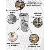 Дозатор Mr.Penguin 9017С пластик, хром, 400 мл 2806