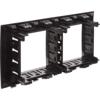 Рамка-суппорт DKC 4 модуля Avanti для In-liner Front черная 4402914